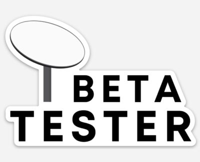 "Beta Tester" Starlink sticker